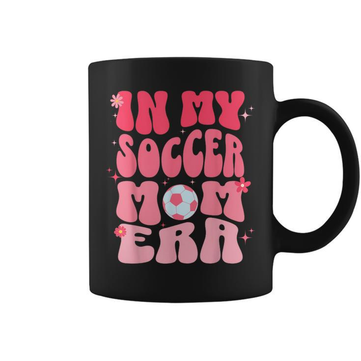In My Soccer Mom Era Groovy Soccer Mom Coffee Mug