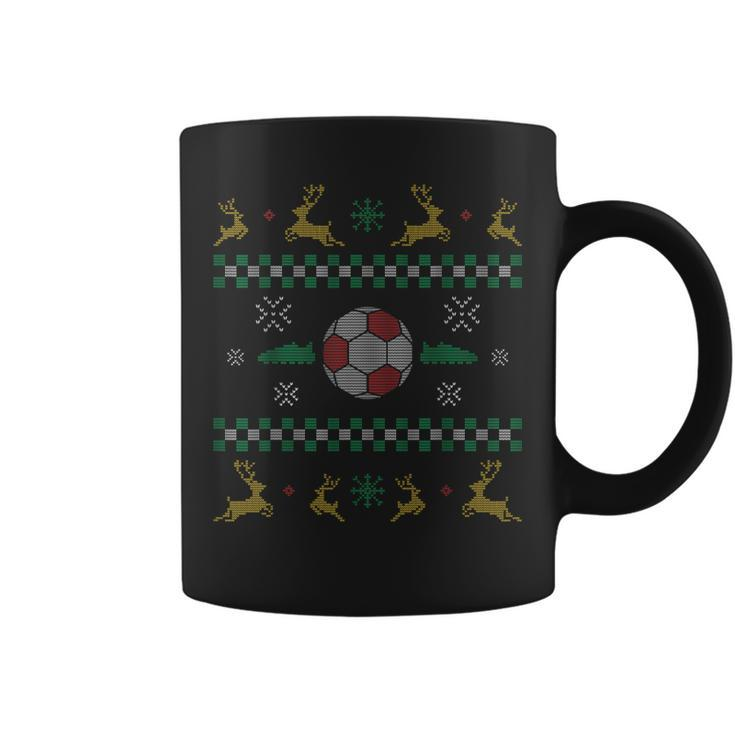 Soccer Ugly Christmas Sweater Soccer Player Christmas X-Mas Coffee Mug
