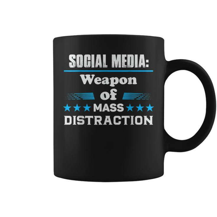 Social Media Weapon Mass Distraction Coffee Mug
