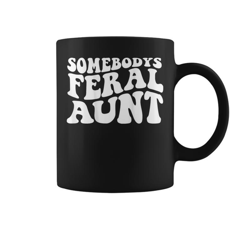 Somebodys Feral Aunt On Back  Coffee Mug