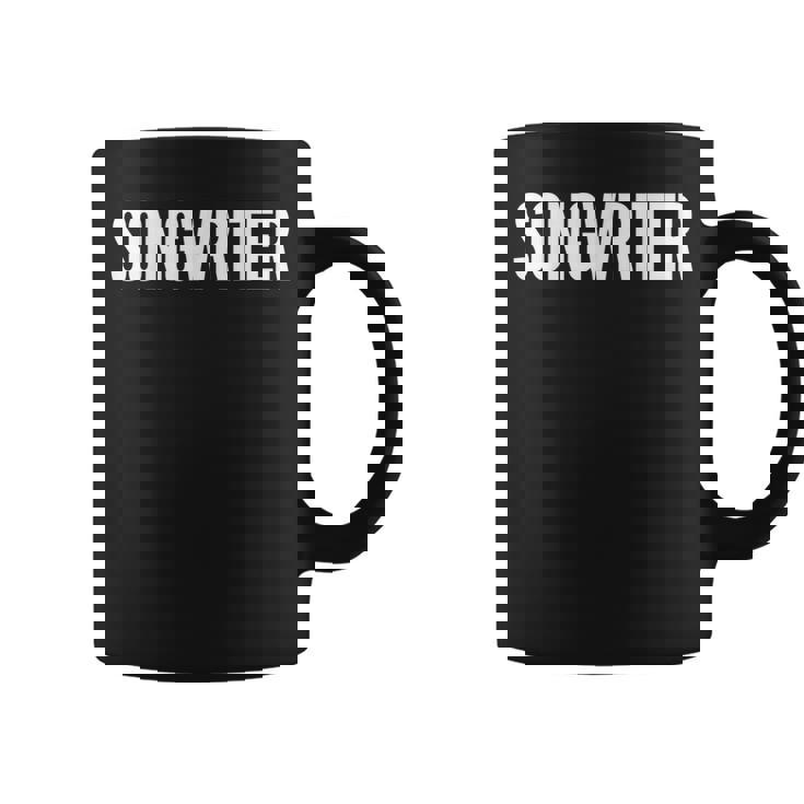 Songwriter Job Title Work Uniform Costume Funny Coffee Mug