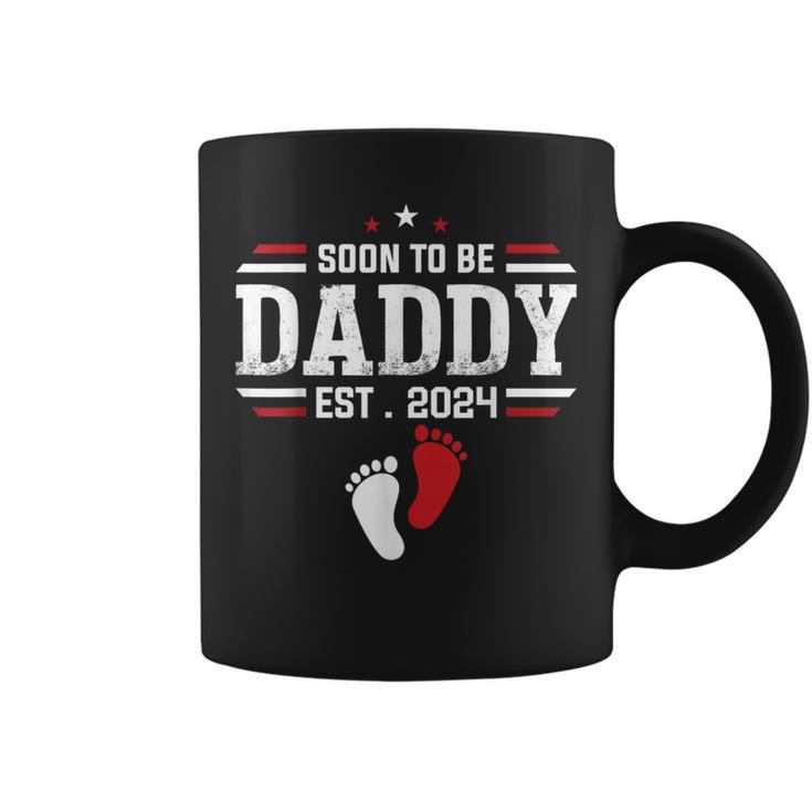 Soon To Be Daddy 2024 New Dad 2024 First Time Dad Coffee Mug