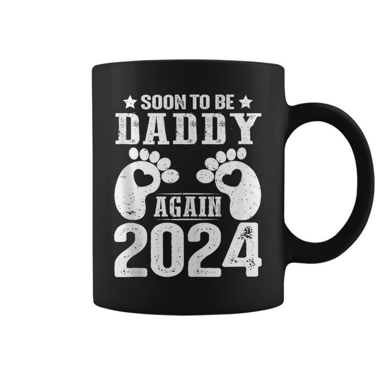 Soon To Be Dad Daddy Again 2024  Coffee Mug