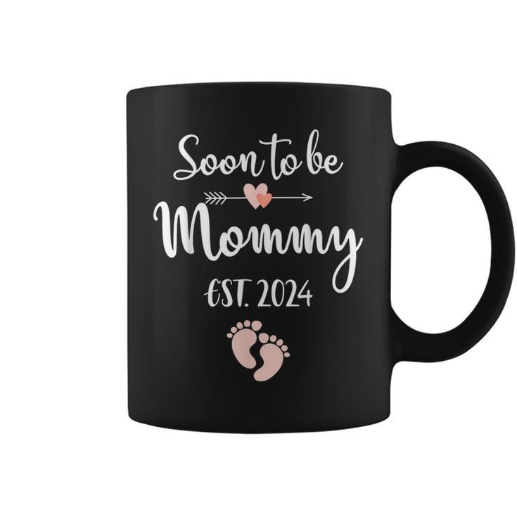 Soon To Be Mommy 2024 For Mom Pregnancy Announcement  Coffee Mug