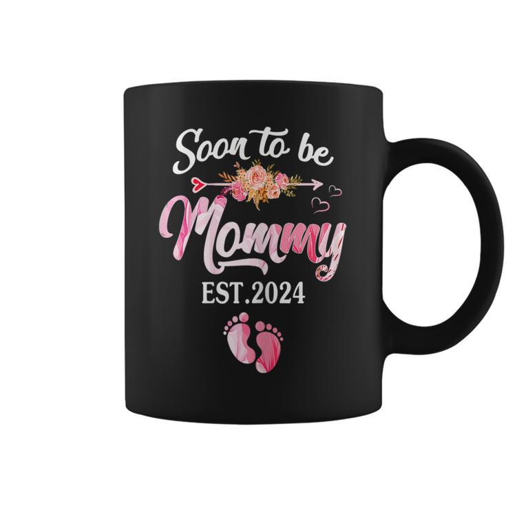 Soon To Be Mommy 2024 Mothers Day First Time Mom Pregnancy Gift For Womens Coffee Mug