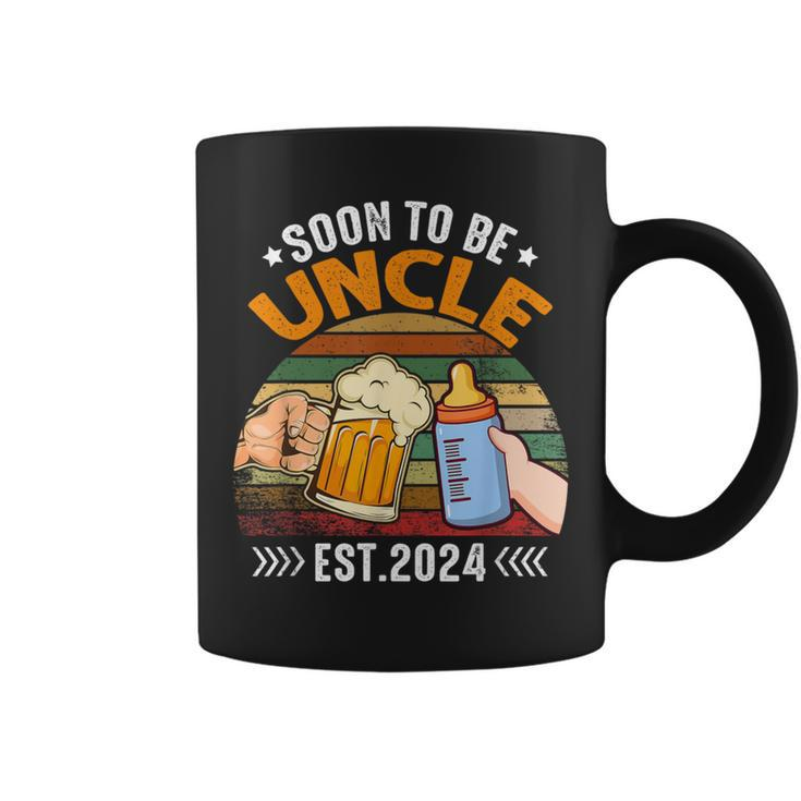 Soon To Be Uncle Again 2024 Pregnancy Announcement Dad Coffee Mug