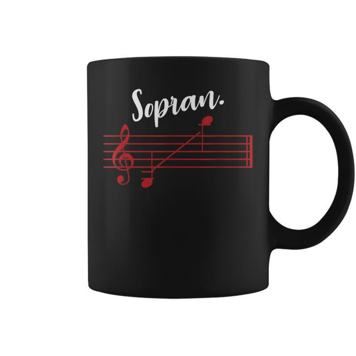 Soprano Singer Soprano Choir Singer Musical Singer Coffee Mug