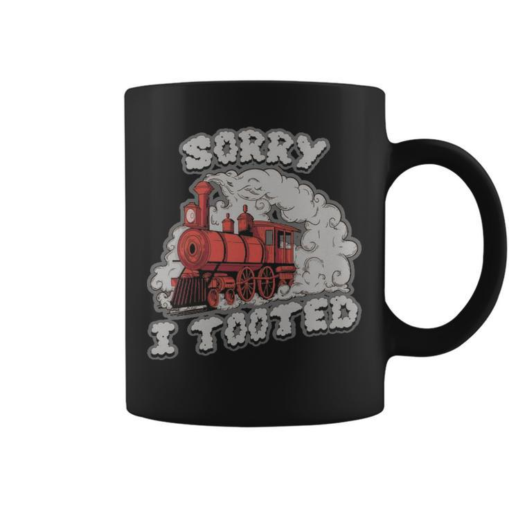 Sorry I Tooted Funny Train Gift  - Sorry I Tooted Funny Train Gift  Coffee Mug