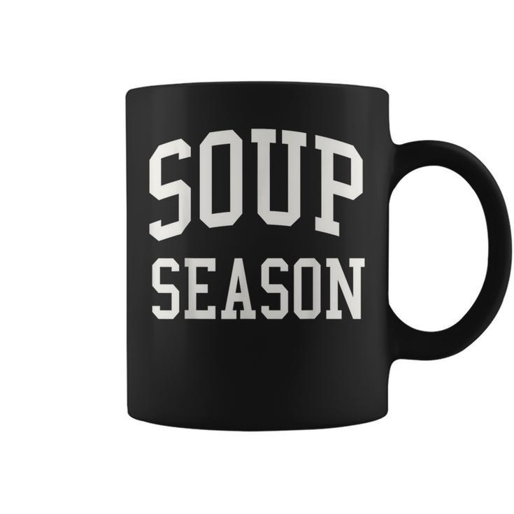 Soup Season Fall Autumn Typography Foodie Coffee Mug