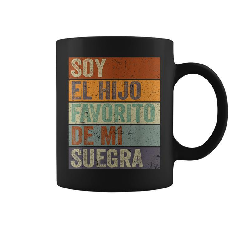Soy El Hijo Favorito De Mi Suegra Spanish Im My Mother  Coffee Mug
