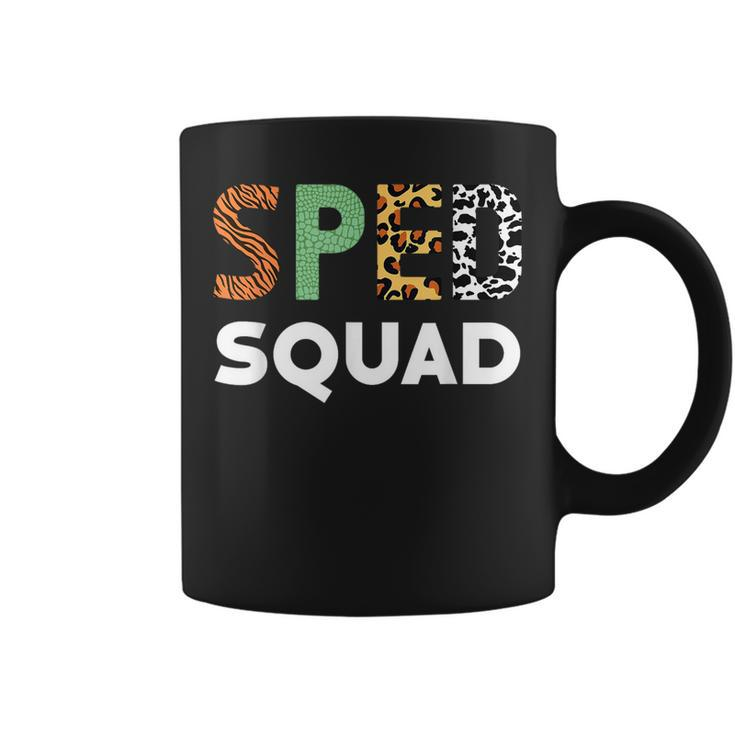 Sped Squad Animal Print Sped Team Educator - Sped Teacher  Coffee Mug