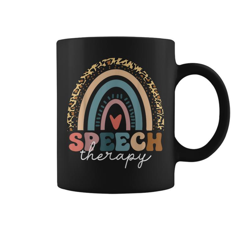Speech Therapy Rainbow Slp Speech Pathologist Coffee Mug