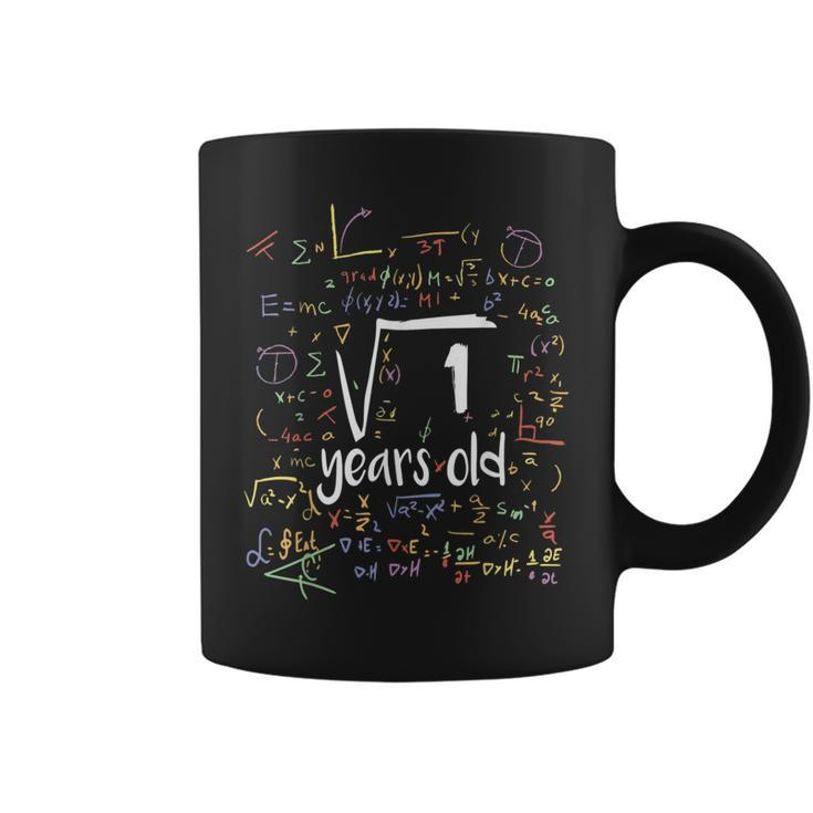 Square Root Of 1 Nerd 1 Years Old 1Th Birthday Math Math Funny Gifts Coffee Mug