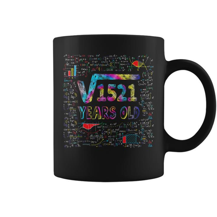 Square Root Of 1521 39Th Birthday 39 Years Old Bday Tie Dye Coffee Mug