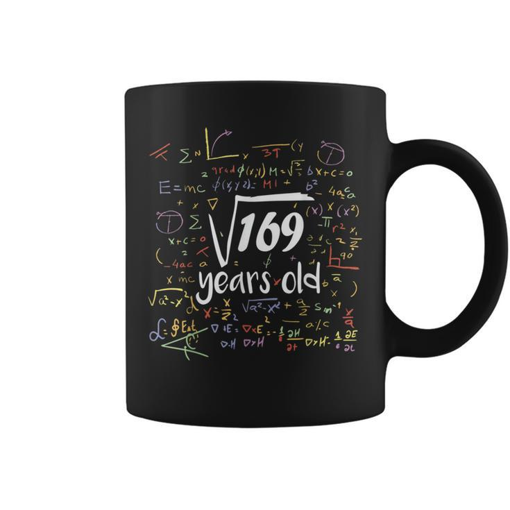 Square Root Of 169 - 13Th Birthday 13 Year Old Math Bday  Coffee Mug