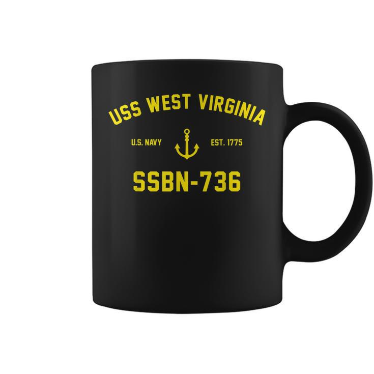 Ssbn736 Uss West Virginia  Coffee Mug