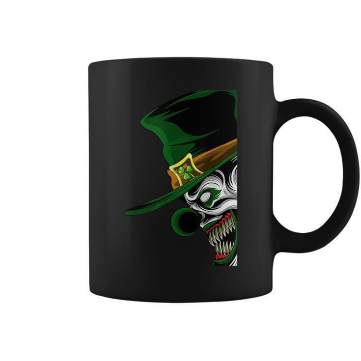 St Patricks Evil Clown Leprechaun For Horror Movie Fans  Coffee Mug