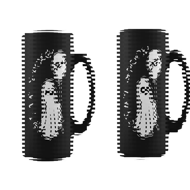 Stay Spooky Boo Cute Ghost Halloween Spooky Season Pocket Coffee Mug
