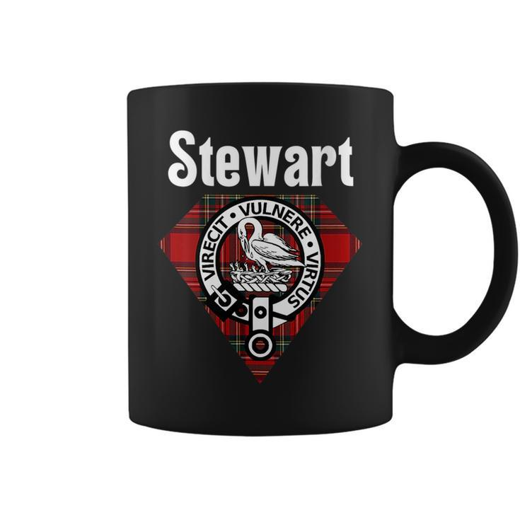 Stewart Clan Scottish Name Coat Of Arms Royal Tartan Gift For Womens Coffee Mug