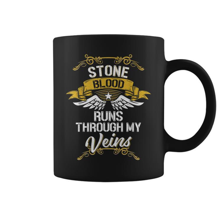 Stone Blood Runs Through My Veins Coffee Mug