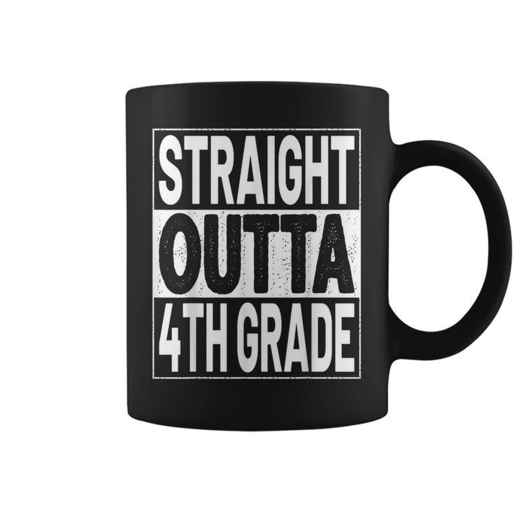 Straight Outta 4Th Grade Graduation Fourth Grade Graduate Coffee Mug