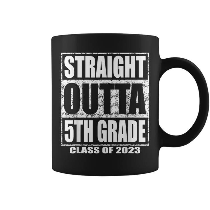 Straight Outta 5Th Grade Class 2023 Graduation Fifth Grade Coffee Mug