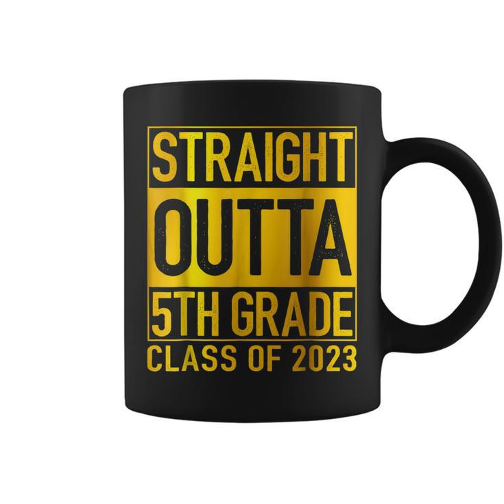 Straight Outta 5Th Grade Class Of 2023 Graduation Graduate Coffee Mug