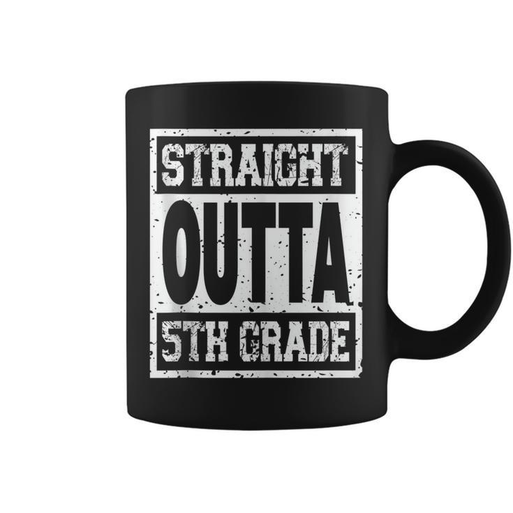 Straight Outta 5Th Grade Graduation For Fifth Grader Student Coffee Mug