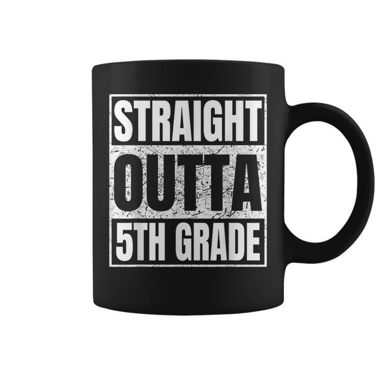Straight Outta 5Th Grade Graduation Gifts 2023 Fifth Grade Coffee Mug