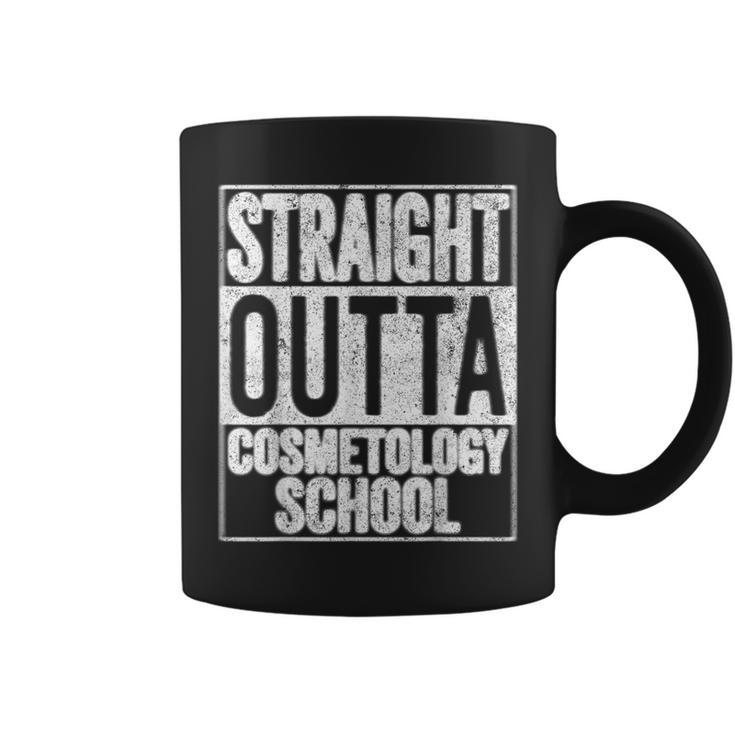 Straight Outta Cosmetology School 2021 Graduation Coffee Mug