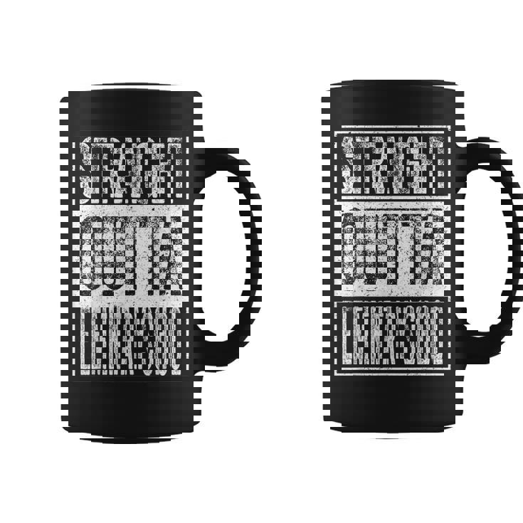 Straight Outta Elementary School Funny Graduation Gifts Coffee Mug
