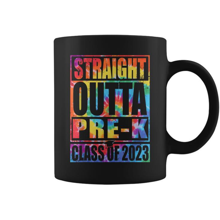 Straight Outta Pre-K Graduation Class Of 2023 Tie Dye Gift  Coffee Mug