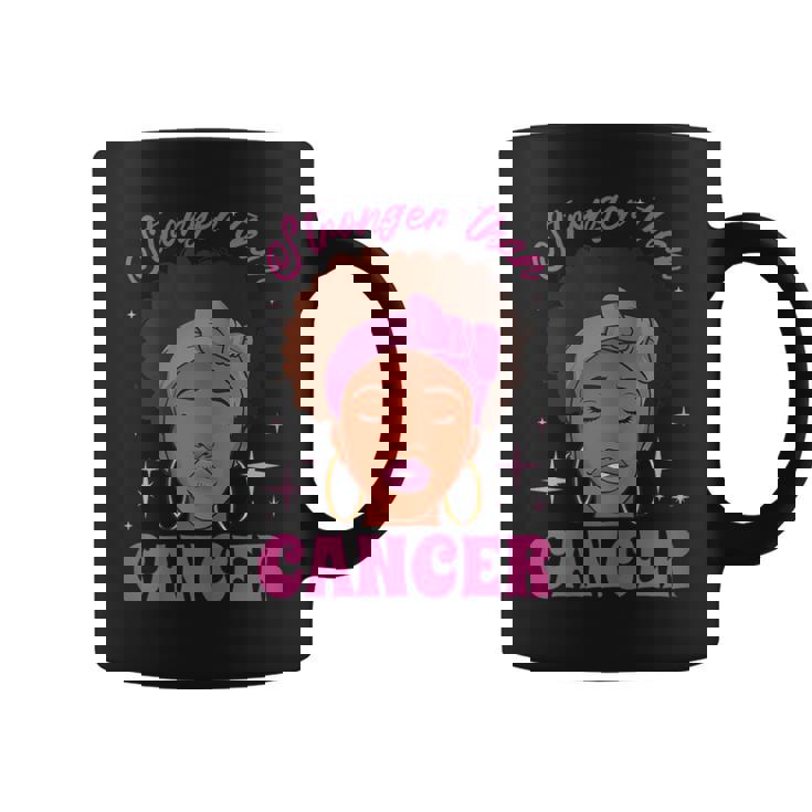 Stronger Than Breast Cancer Pink Ribbon Breast Cancer Coffee Mug
