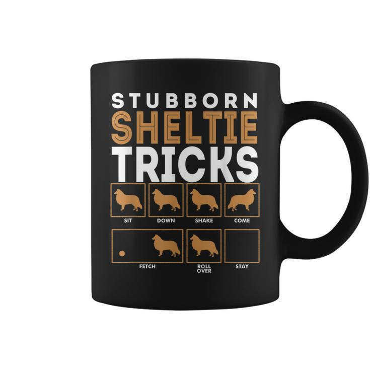 Stubborn Shetland Sheepdog Sheltie Dog Tricks Coffee Mug