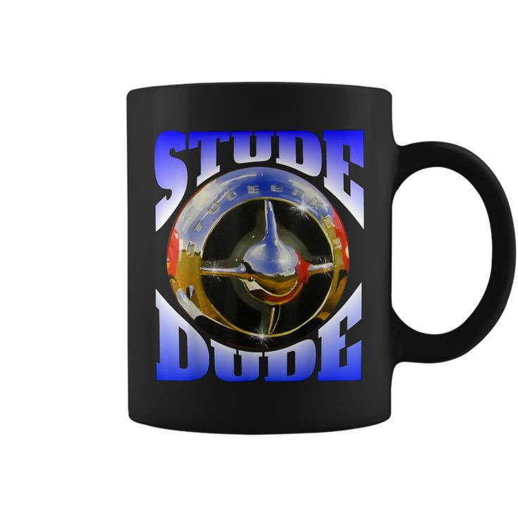 Stude Dude With Iconc Studebaker Bulletnose Coffee Mug