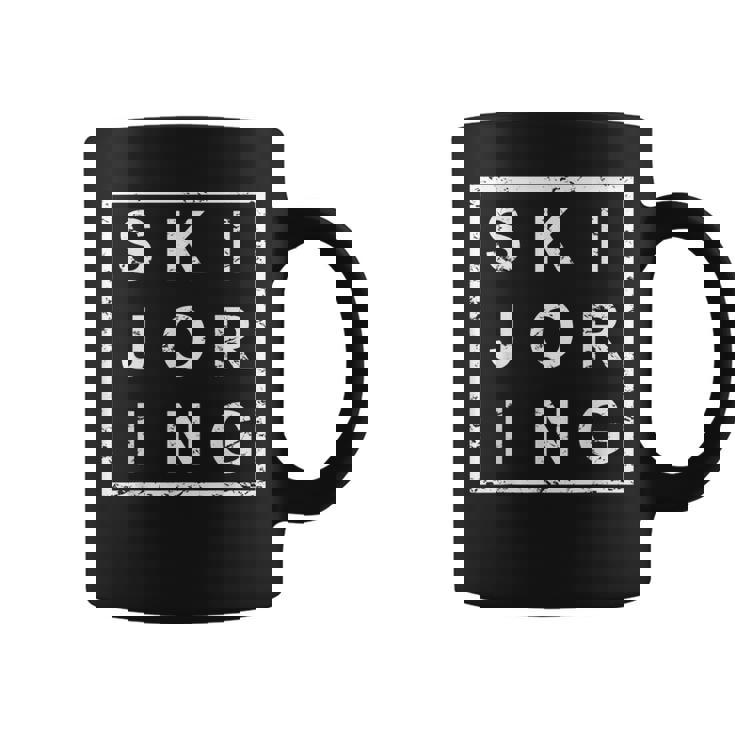 Stylish Skijoring Coffee Mug