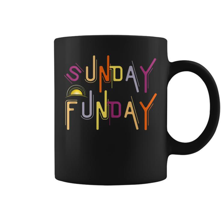 Sunday Funday - Funny Drinking  Coffee Mug