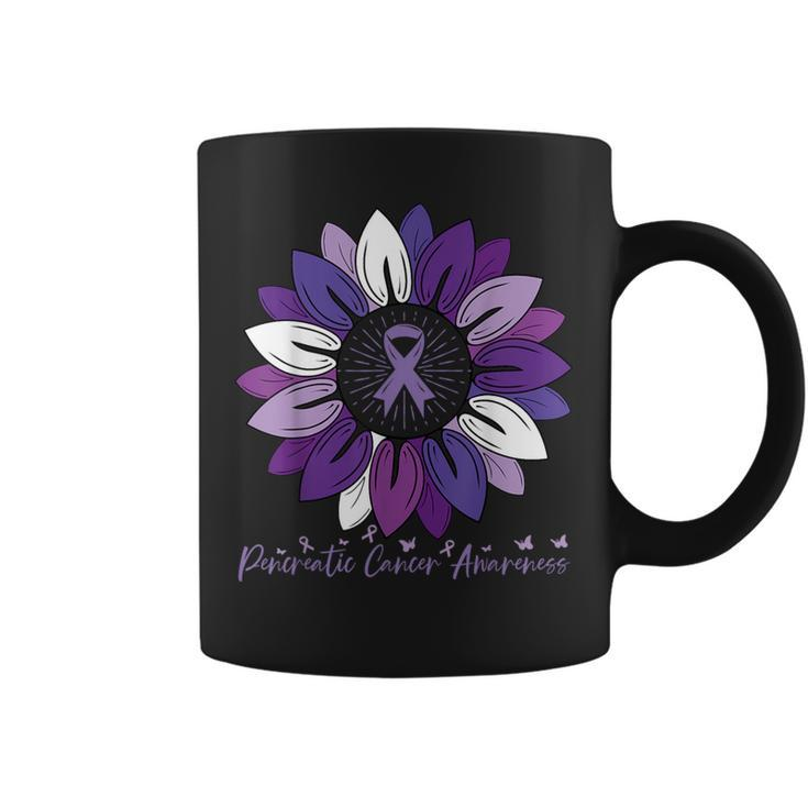 Sunflower Pancreatic Cancer Awareness Month Coffee Mug