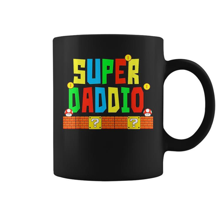 Super Daddio  Funny Saying Gamer Father’S Day Gift Gift For Mens Coffee Mug