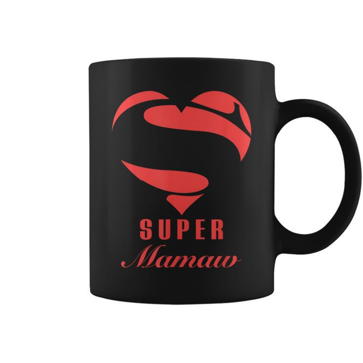 Super Mamaw Superhero Family Christmas Costume Coffee Mug