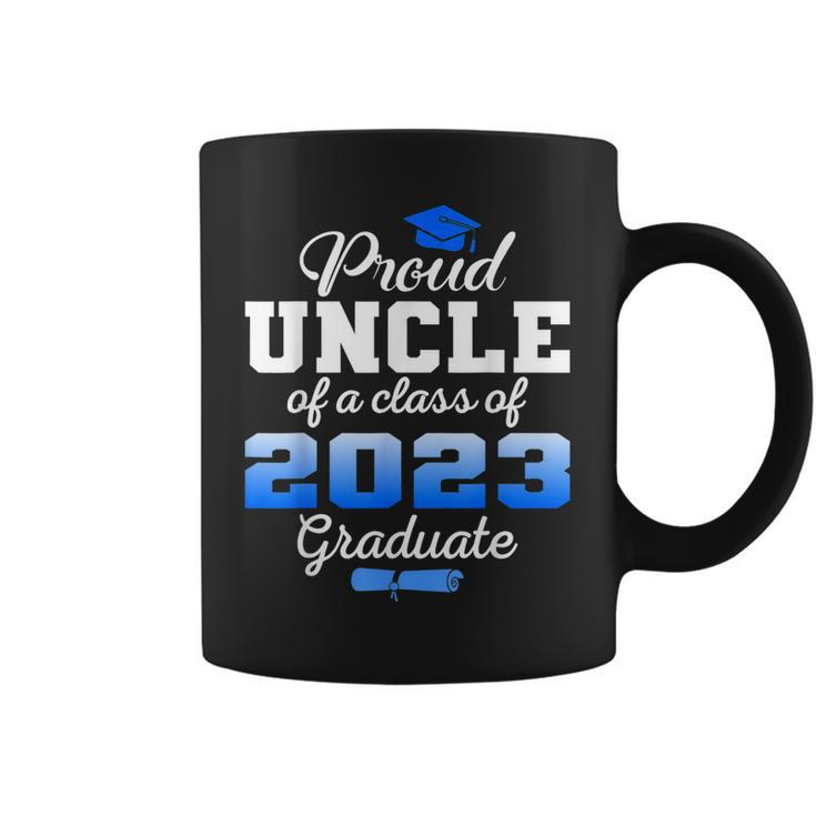 Super Proud Uncle Of 2023 Graduate Awesome Family College Coffee Mug