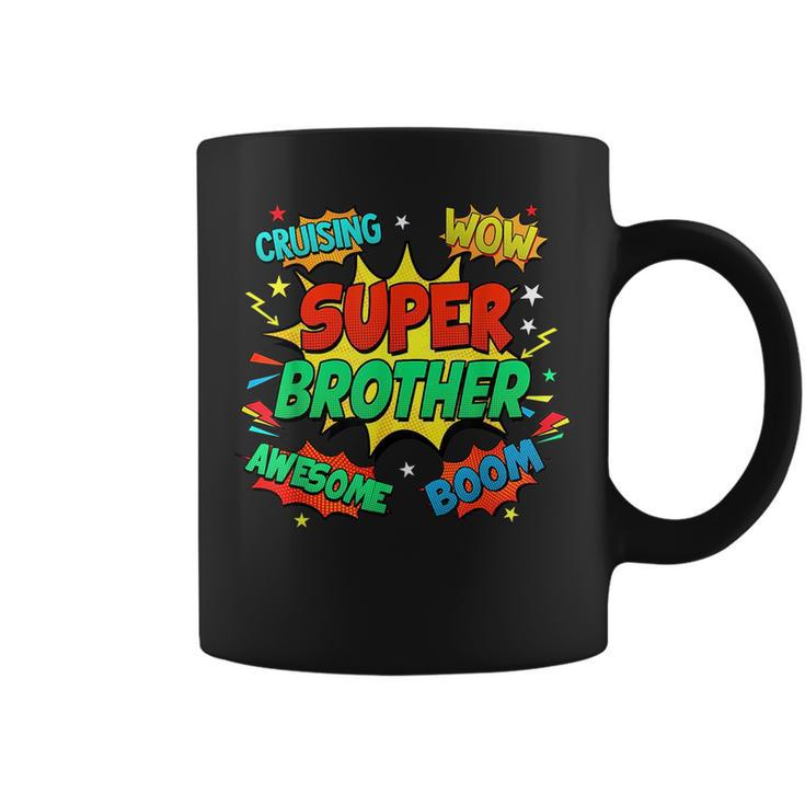 Superhero Brother Costume For Men Comic Book Birthday Funny Gifts For Brothers Coffee Mug