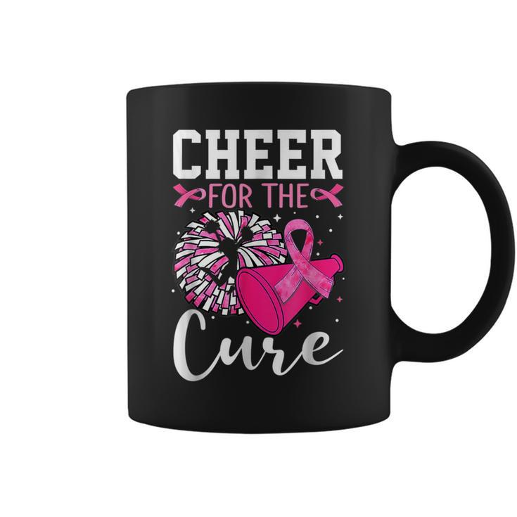 Support Pink Out Cheer For A Cures Breast Cancer Month Coffee Mug