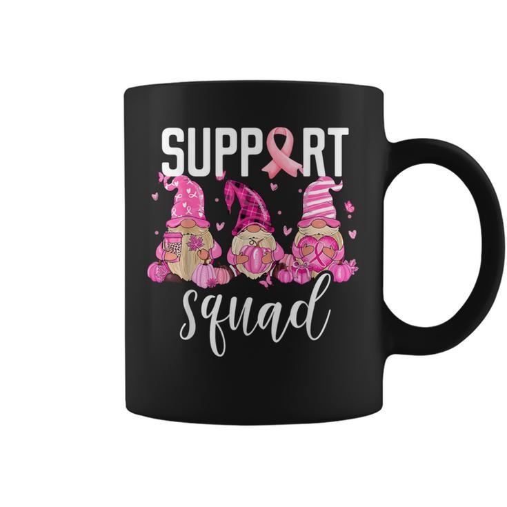 Support Squad Breast Cancer Awareness Gnomes Family Coffee Mug