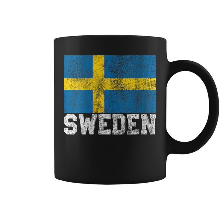 Swedish Sweden Flag National Pride Roots Country Family Coffee Mug