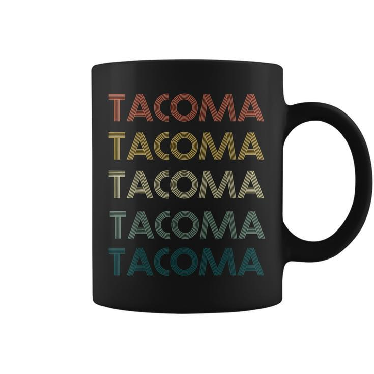Tacoma Washington Pride Vintage State Retro 70S Washington  Coffee Mug