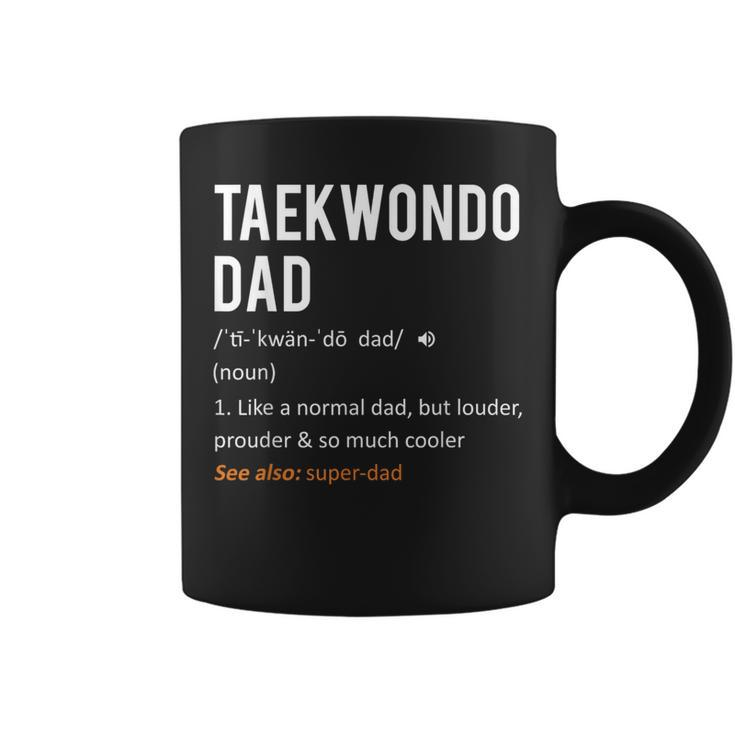 Taekwondo Dad Fathers Day From Daughter & Son Coffee Mug