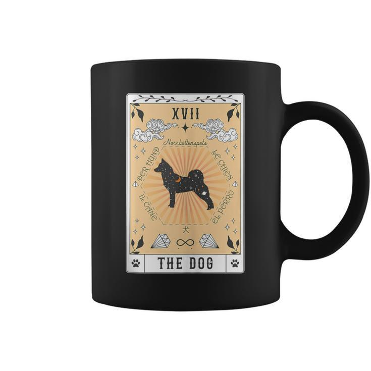 Tarot Card The Dog Norrbottenspets Celestial Space Galaxy Coffee Mug