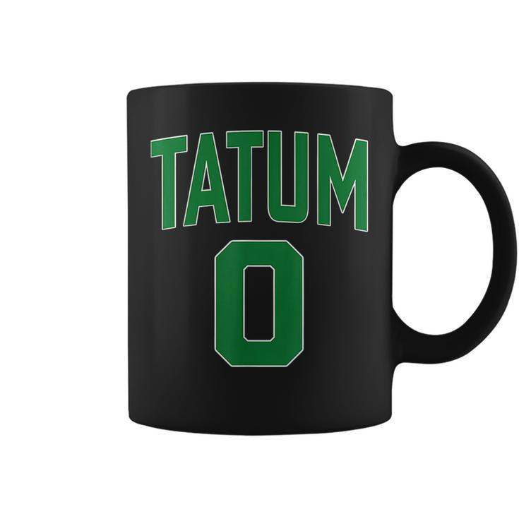 Tatum Who Wears Number 0 Green Is Incredibly Brilliant  Coffee Mug
