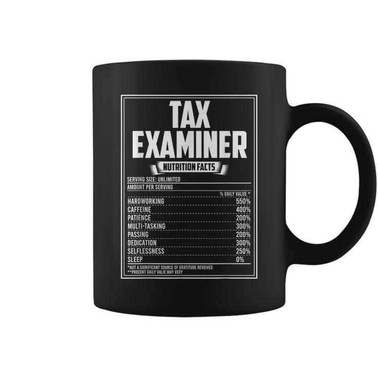 Tax Examiner Nutrition Facts Coffee Mug